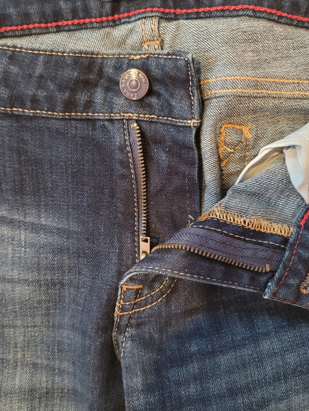 ZARA Z1975 Denim Distressed Skinny Jean Women's Size 6 - Picture 4 of 11